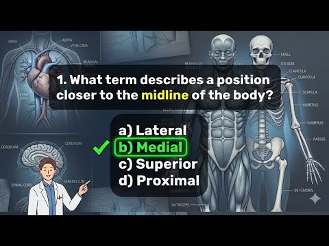 Can You Score 15/20? Anatomy Quiz (Directional Terms & Planes)