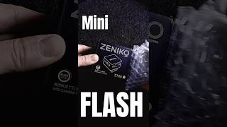 Unboxing of my new mini FLASH. Tests and review coming soon! #mini #flash #zeniko #zt08 #photography