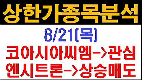 코아시아씨엠, 엔시트론 #상한가종목 #연속상한가  #코아시아씨엠주가전망 #엔시트론주가전망 #동전주