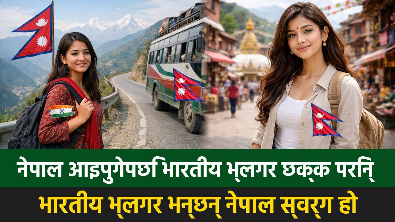 नेपाल आइपुगेपछि भारतीय भ्लगर छक्क परिन् || भारतीय भ्लगर भन्छन् नेपाल स्वर्ग हो