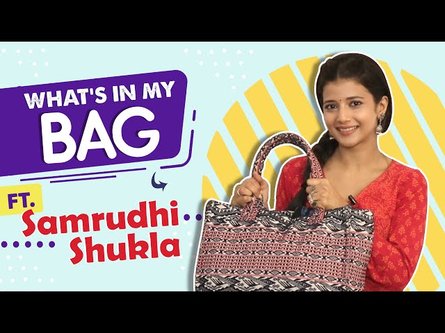 What’s In My Bag Ft. Samridhi Shukla | Bag Secrets Revealed | India Forums class=