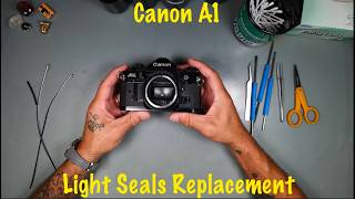 Canon A-1 Light Seal Replacement — STOP Light Leaks Before They Ruin Your Film! 📸