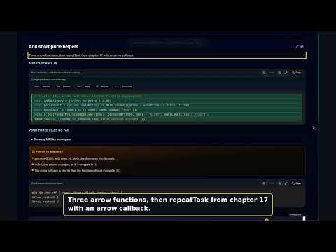 JavaScript Ch18: Arrow functions | The Last Dev Standing