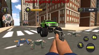 Police Rickshaw Gangster Crime City Shooting Game screenshot 1