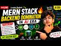 MERN Stack Backend Domination in AI Era 🔥| Node, Express, MongoDB Live Coding | Full Stack Developer