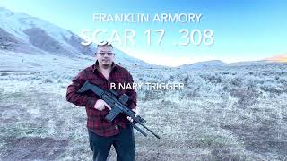 SCAR 17 308 Franklin Armory Binary Trigger #franklinarmory #fnscar #binary #magdump #secondamendment