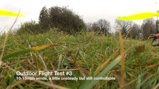 Homebrew QuadCopter Arduino AeroQuad Flight Testing