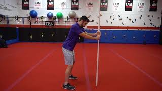 Pelvic Rotation with Assistance exercise demonstration by Dr. Brian Fischer