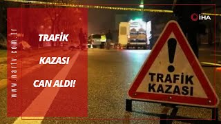 Kahramanmaraşta Trafi̇k Kazasi.. 1 Ölü, 3 Yarali