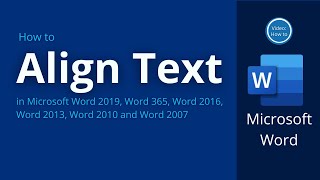 How to Align Text in Microsoft Word 2019