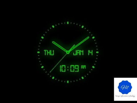 How To Make A Clock Using Notepad Easy CMD | Hamza Information Technology
