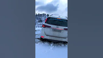 Fortuner in Snow