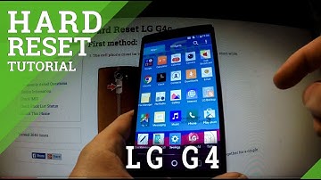 Hard Reset LG G4 - Android factory reset tutorial
