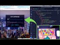 ASMR Programming - City Entrance Login Page - No Talking - CodeTQ