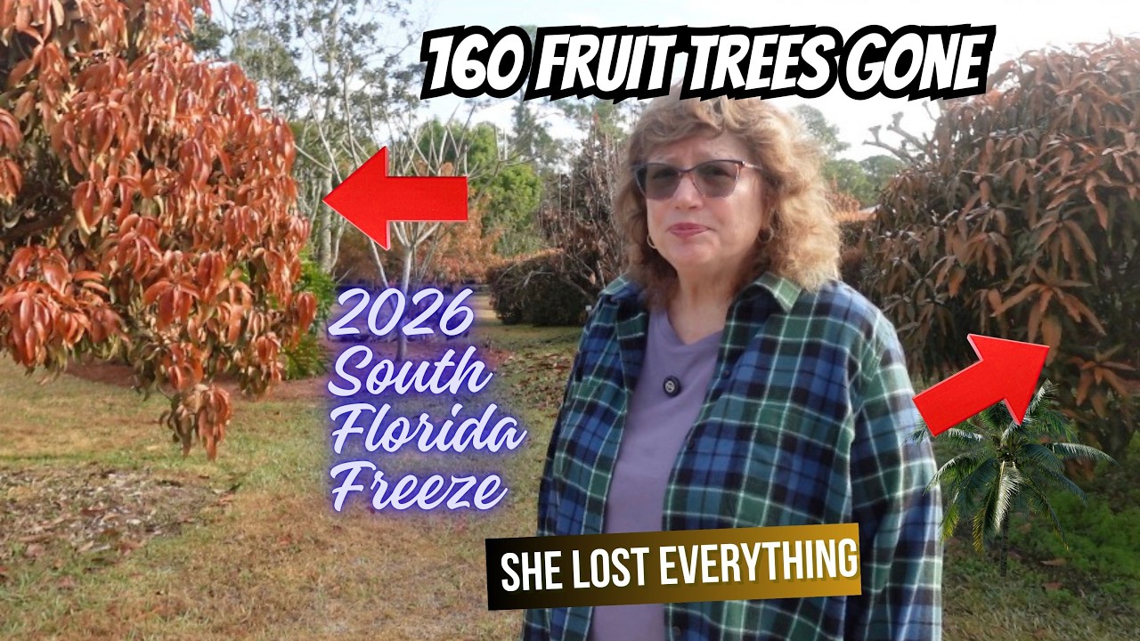 Заморозки во Флориде в 2026 году уничтожили 160 фруктовых деревьев. Душераздирающая история одног...