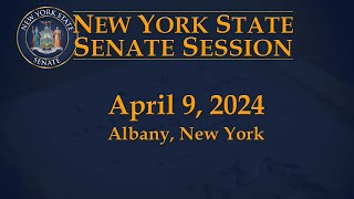 New York State Senate Session - 04/09/2024