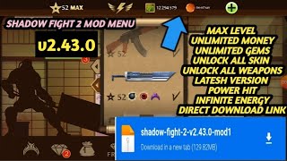 Shadow Fight 2 Mod Apk 2026 /52 Max Level/Unlimited Money, Gems/All weapon unlock/Everything unlock screenshot 4