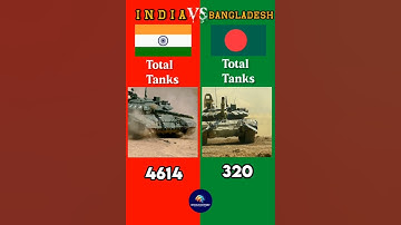 India vs Bangladesh Military Comparison #military #india #shortsvideo