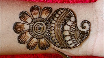 mehndi design simple || easy mehndi designs for beginners step by step || mehandi