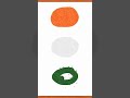 Indian flag🇮🇳 colour drawing🥰 #kuku_tv_