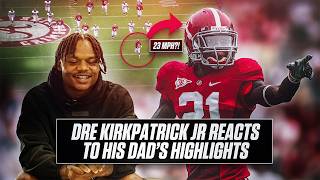 Dre Kirkpatrick Jr Reacts to Dre Kirkpatrick Highlights