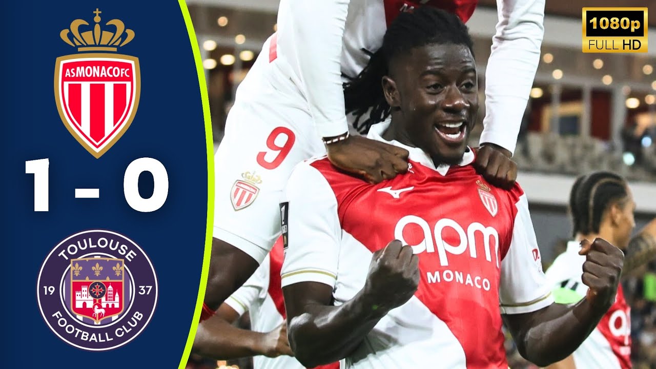Monaco vs Toulouse 1-0 Resumé | Mohammed Salisu Goal | Ligue 1 Highlights | Toulouse vs Monaco