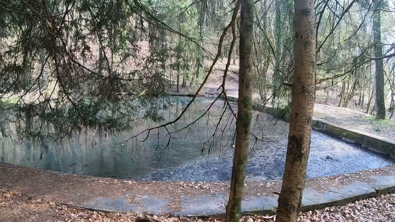 Der Felsenweg Nr.6 um Ernzen mit Felsenweiher (Südeifel).