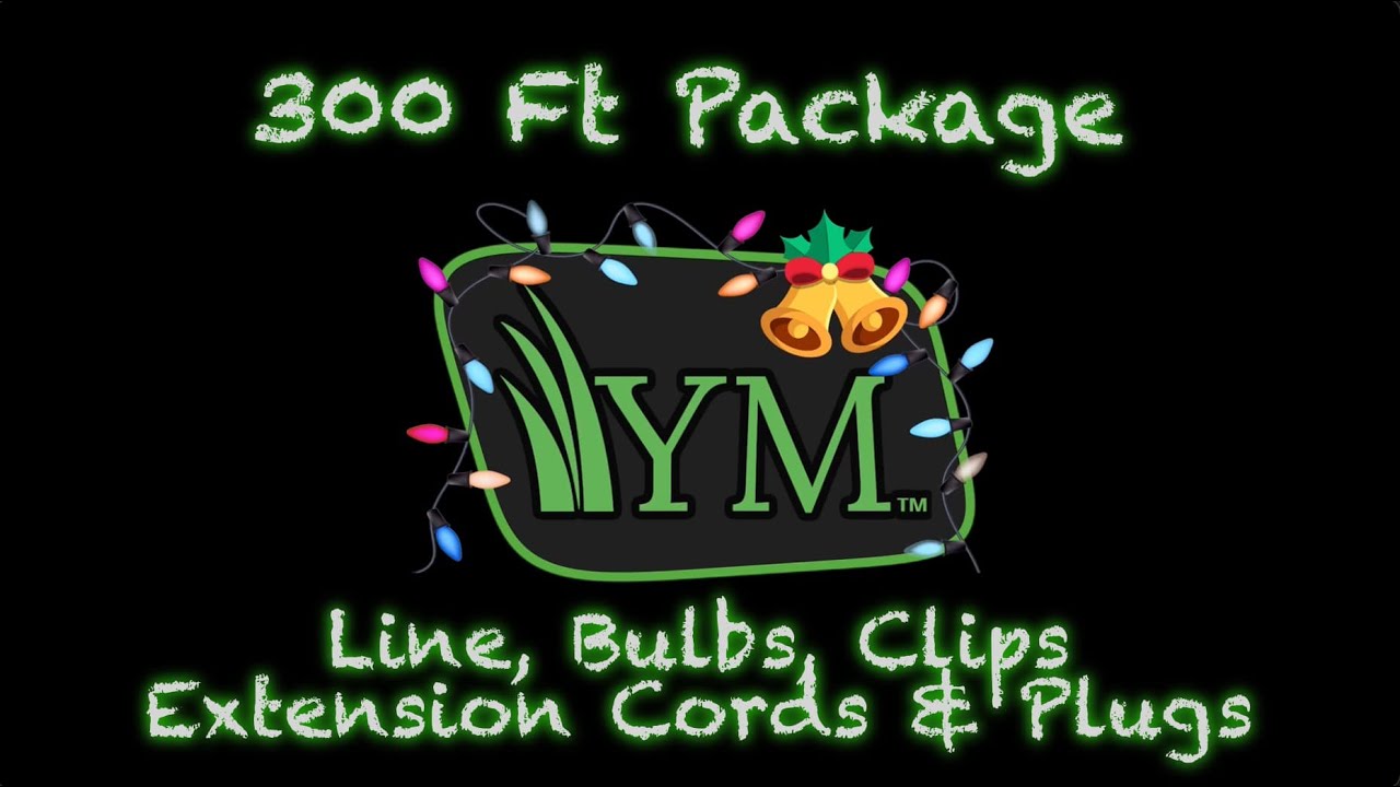 Упаковка 300 футов — всё, что вам нужно — Коммерческие светодиодные рождественские огни C9