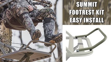 Summit Viper Footrest kit installation: Easy tree stand mod
