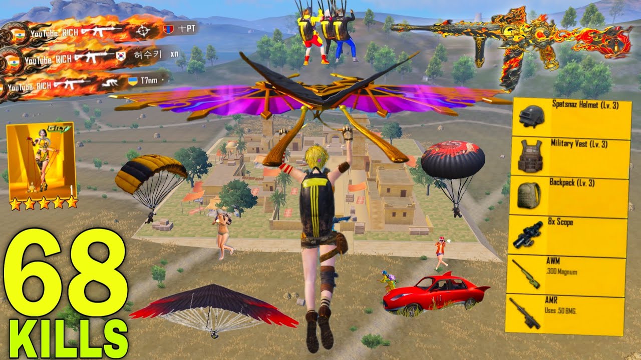 50K UC!🥵 I PLAYED  with NEW ULTIMATE OUTFIT and Level 8 ( M416 )😍 Pubg mobile 