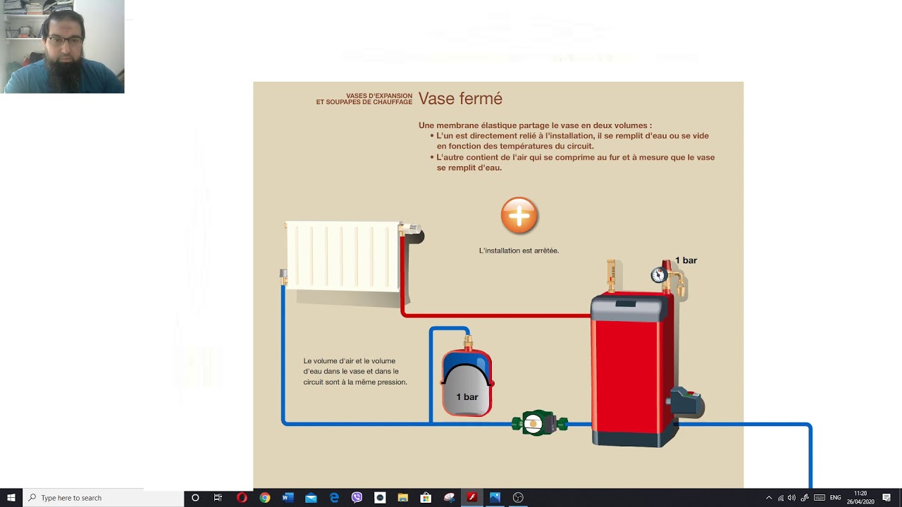 Calcul de vase d'expansion 