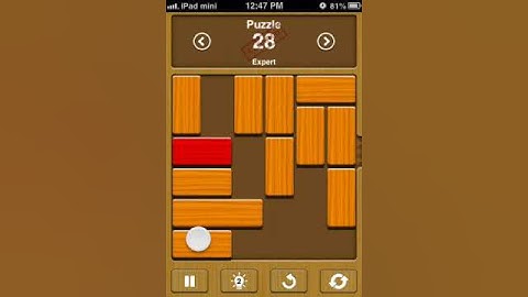 Unblock me solutions expert level 28