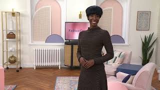 Nic+Zoe Pixel Knit Sweater on QVC - YouTube