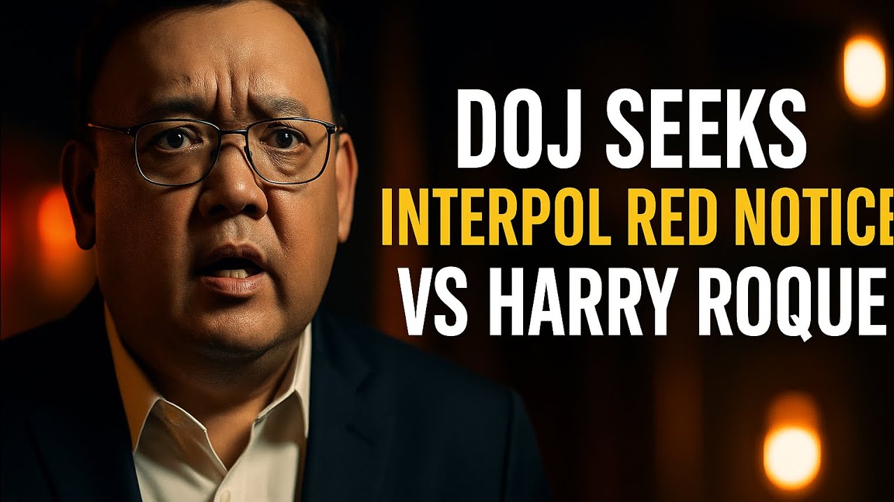 DOJ Seeks Interpol Red Notice vs Harry Roque After Pampanga Court Issues Arrest Warrant