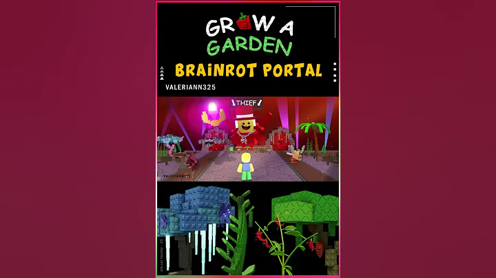 [Grow A Garden] THE ADMIN WAR SAMMY BRAINROT PORTAL Animation #growagarden #roblox #stealabrainrot
