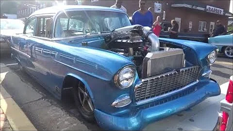 1955 Chevy Twin Turbo Pro Street Drag Car Dreamgoatinc Classic Muscle and Race Cars