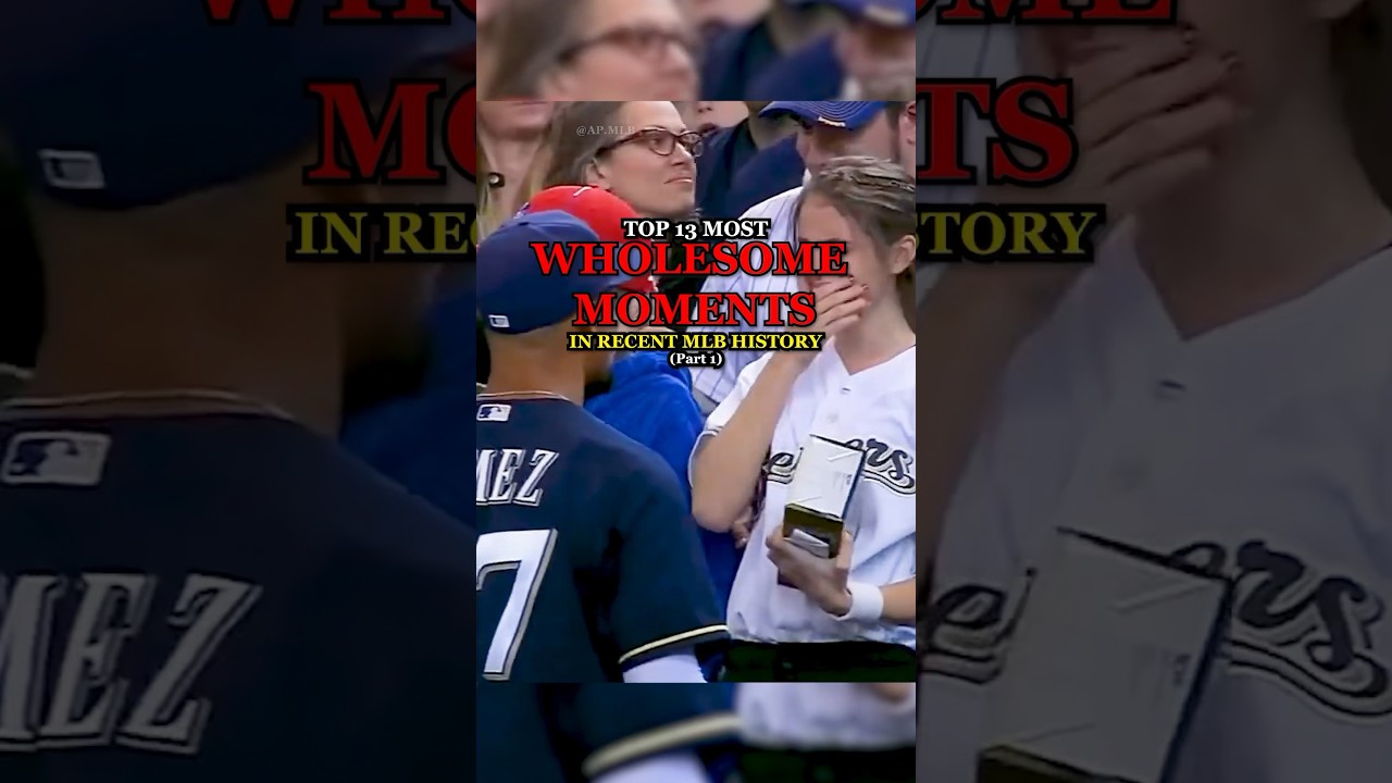 Top 10 Most Wholesome Moments in MLB History | Part 1