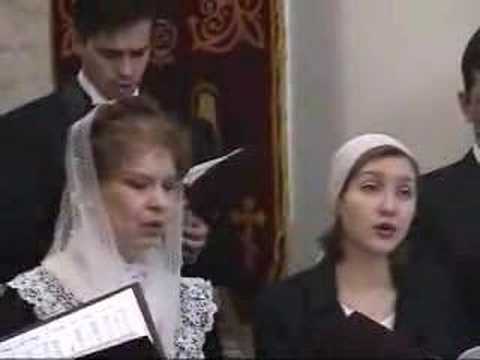 Choir in Moscow, Russia with Lina Mkrtchyan