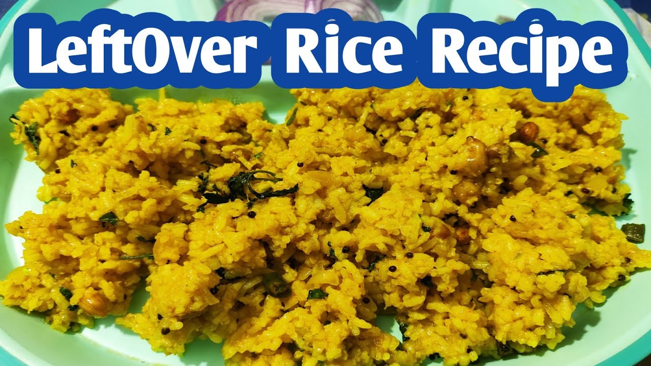 Leftover Rice Recipe 😍 (Quick & Tasty Dinner Idea) | Easy Night Meal | Kitchenu