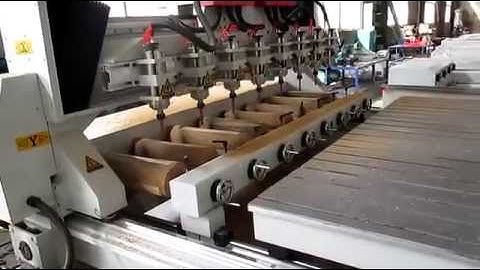 Multi Function 2D/3D CNC Router with 8 Spindle