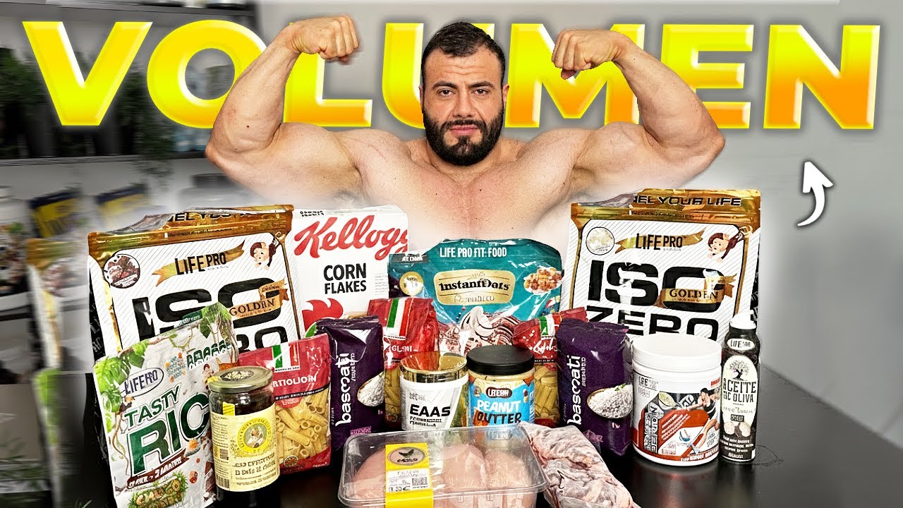 COMO 1 KILO DE ARROZ AL DÍA | MI DIETA DE VOLUMEN