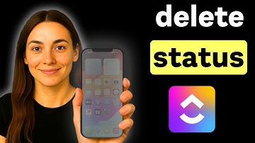 How to Delete Status Clickup