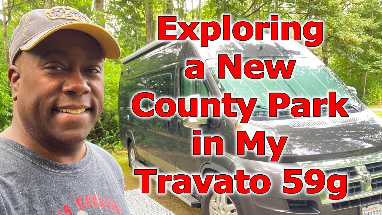 rv camping at a new county park in Stanwood Washington