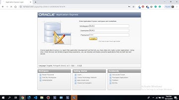 membuat database menggunakan oracle
