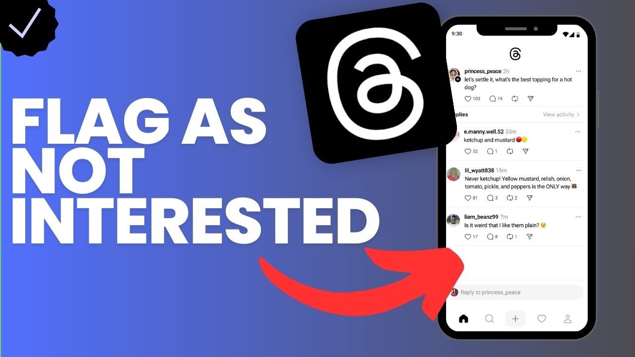 Not A Thread How to flag a thread as not interested in Threads? - YouTube