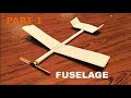 [PART 1] How to make a rubber band powered plane with paper (fuselage and propeller assembly)