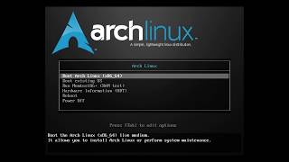 Установка Arch Linux на компьютер