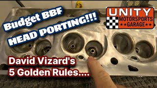 Big Block FORD: Budget Porting the wrapup! Using David Vizard's 5 golden rules