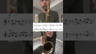 The final line in my series of 5 lines using only 8th note triplets #saxophone #jazz #tenor