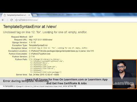 How To Apply Filters and Loops In the Templates In Django? | Free On LearnVern